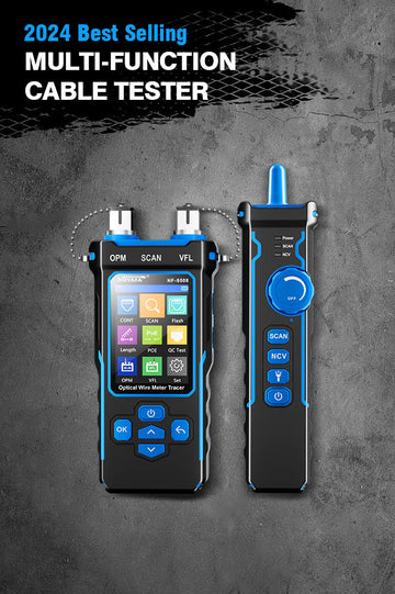 NOYAFA NF-8508 Multi-function Cable Tester For RJ11/45, PoE, Fiber Optic