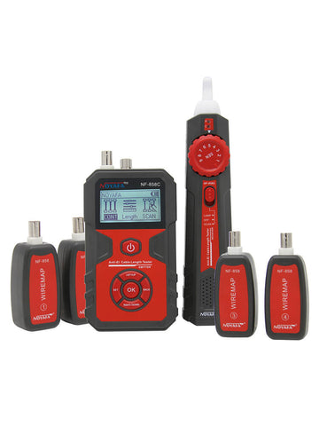 NOYAFA NF-858C Multifunction Wire and Cable Tracer & Tester. Find and Test Network, BNC Coaxial, and Even Fiber Cables.