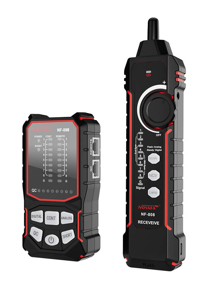 NOYAFA NF-808 Multifunctional Network Cable Tester for RJ45 RJ11 Continuity Test and Tracer