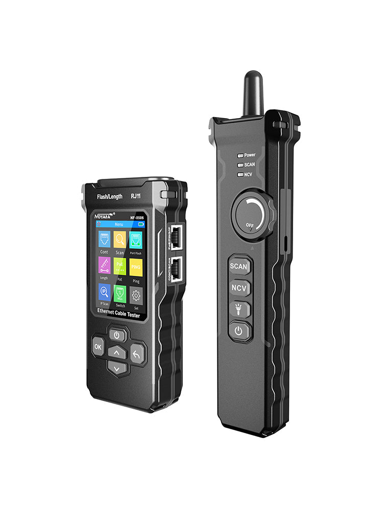 NOYAFA NF-8506 CAT5/CAT6 Cable Tester with PoE/PING Testing