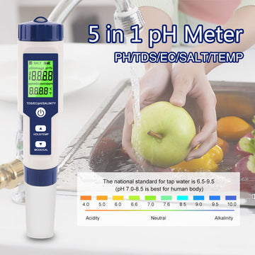 NOYAFA NF-EZ9909 SP 5-in-1 Water Quality Tester