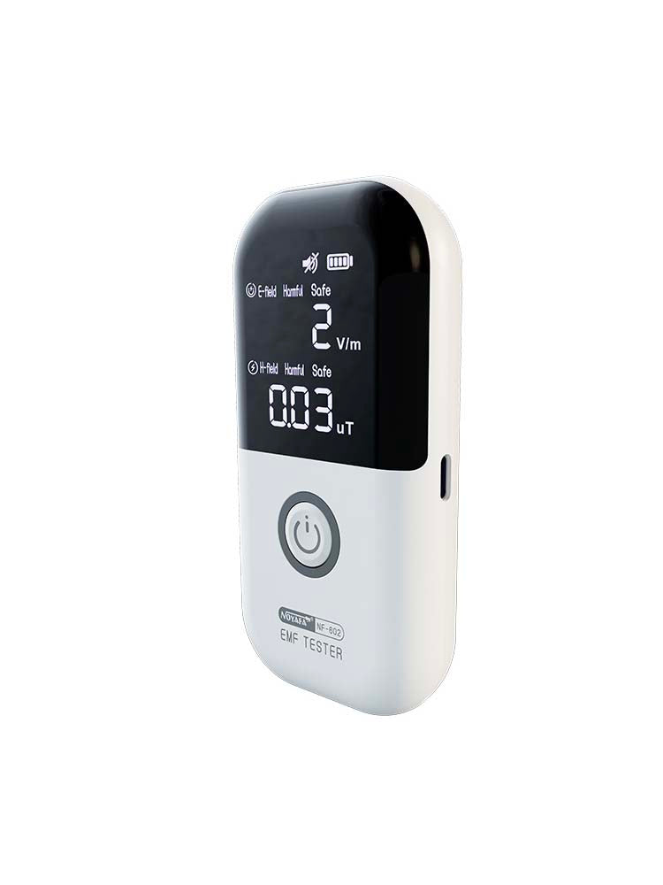 NOYAFA NF-602 Home Electromagnetic Radiation Tester with Automatic Sound-Light Alarm to Protect Pregnant Mothers, Babies, the elderly