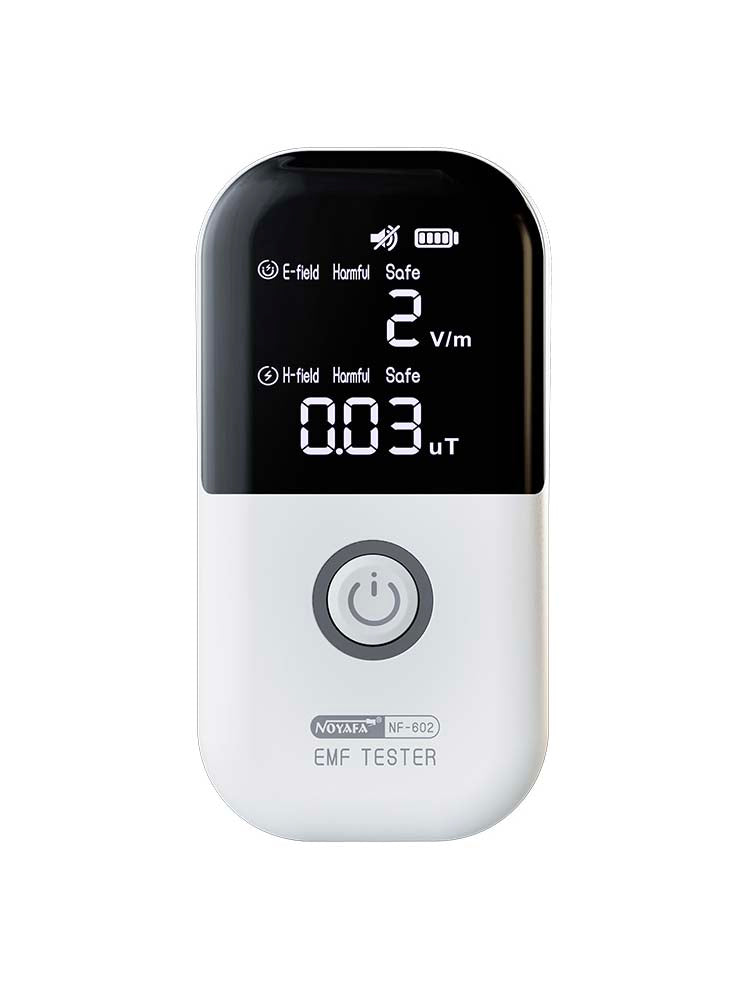 NOYAFA NF-602 Home Electromagnetic Radiation Tester with Automatic Sound-Light Alarm to Protect Pregnant Mothers, Babies, the elderly
